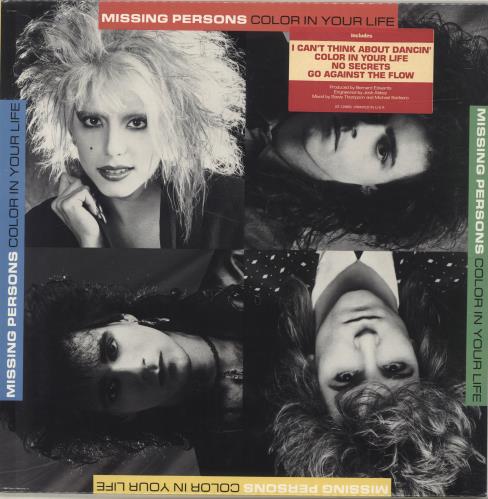 Missing Persons Color In Your Life - Sealed US vinyl LP album (LP